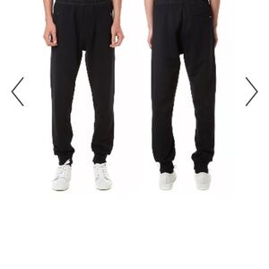 Acne Black Sweatpants for Men - Johna